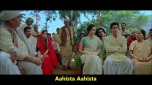 आहिस्ता आहिस्ता Aahista Aahista Lyrics in Hindi from Swades (2004)