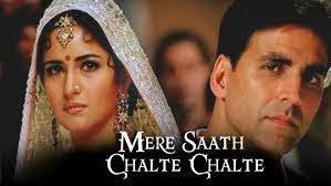 मेरे साथ चलते चलते Mere Saath Chalte Chalte Lyrics in Hindi from Humko Deewana Kar Gaye (2006)