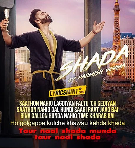 Shada Lyrics Parmish Verma