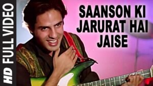 SAANSON KI ZAROORAT HAI JAISE LYRICS - Aashiqui