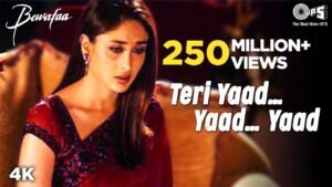 तेरी याद याद Teri Yaad Yaad Lyrics in Hindi from Bewafaa (2005)