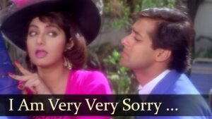 ी ऍम वेरी वेरी सॉरी I Am Very Very Sorry Lyrics in Hindi from Chaand Kaa Tukdaa (1994)