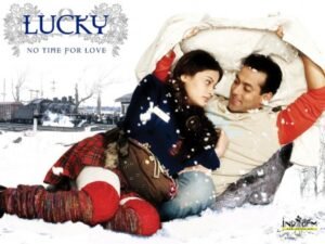 लकी लिप्स Lucky Lips Lyrics in Hindi from Lucky No Time For Love (2005)