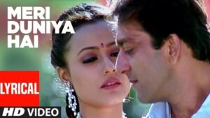 मेरी दुनिया है तुझमे कही Meri Duniya Hai Tujhame Kahi Lyrics in Hindi from Vaastav The Reality (1999)