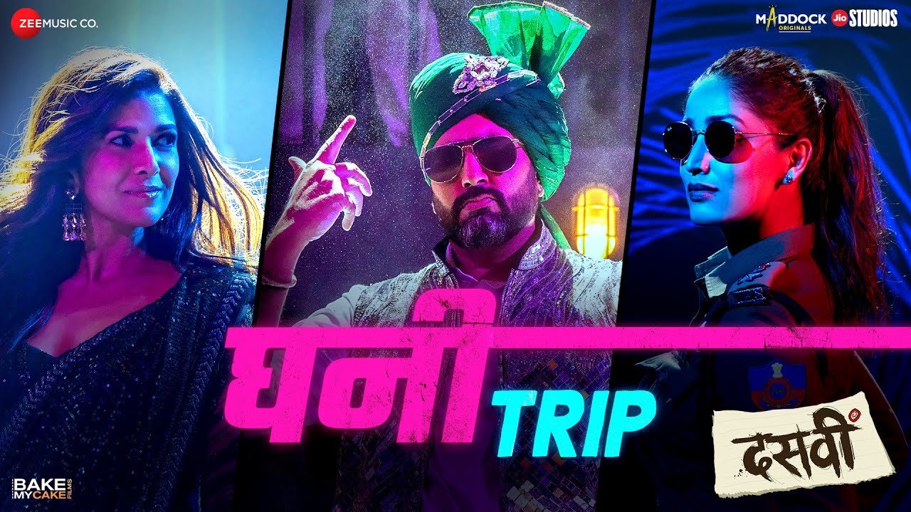 Ghani Trip Lyrics from album Dasvi: The song is sung by Mellow D and Kirti Sagathia & Sachin-Jigar, and has music by Sachin-Jigar while Ashish Pandit has written the Ghani Trip lyrics for Dasvi. The "Ghani Trip" song is from the "Dasvi"