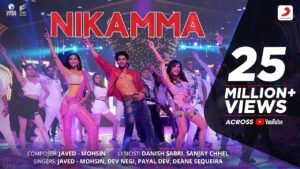 Nikamma Lyrics: The song is sung by Javed - Mohsin, Dev Negi, Payal Dev, and Deane Sequeira, and has music by Javed - Mohsin while Danish Sabri and Sanjay Chhel have written the Nikamma Lyrics. The music video of the Nikamma song is directed by Sabbir Khan , and it features Shilpa Shetty, Abhimanyu Dassani, and Shirley Sethia. hindi lyrics